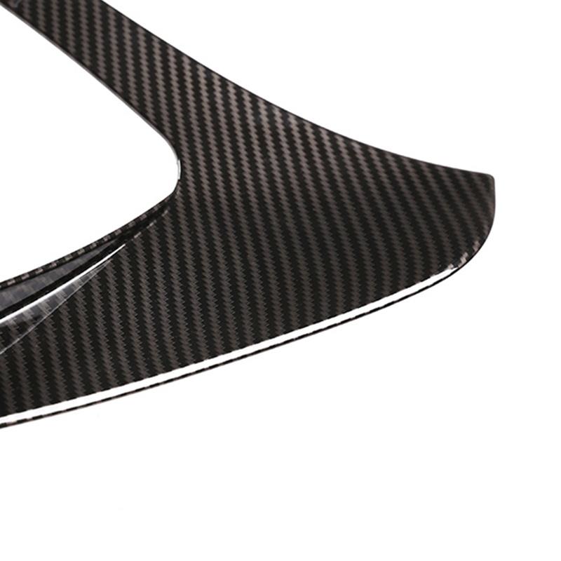 For Mercedes Benz V Class V250 V260 2015- Center Console Multimedia Button Panel Outer Frame Cover ABS Carbon Texture