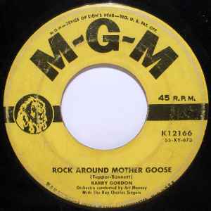 

7inch Record BARRY GORDON - Rock Around Mother Goose K12166 MGM Records 1956 US Pop Used