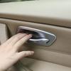 4Pcs Carbon Fiber Texture Interior Door Handle Bowl Trim Cover Fit for BMW E90 3 Series 2005 2006 2007 2008 2009 2010 2011 2012