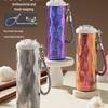 Taifuhao Pure Titanium Vacuum Insulated Dual-Drink Coffee Cup