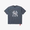 New Era Mlb New York Yankees Großes Logo Pigment T-Shirt Team Navy 15147555