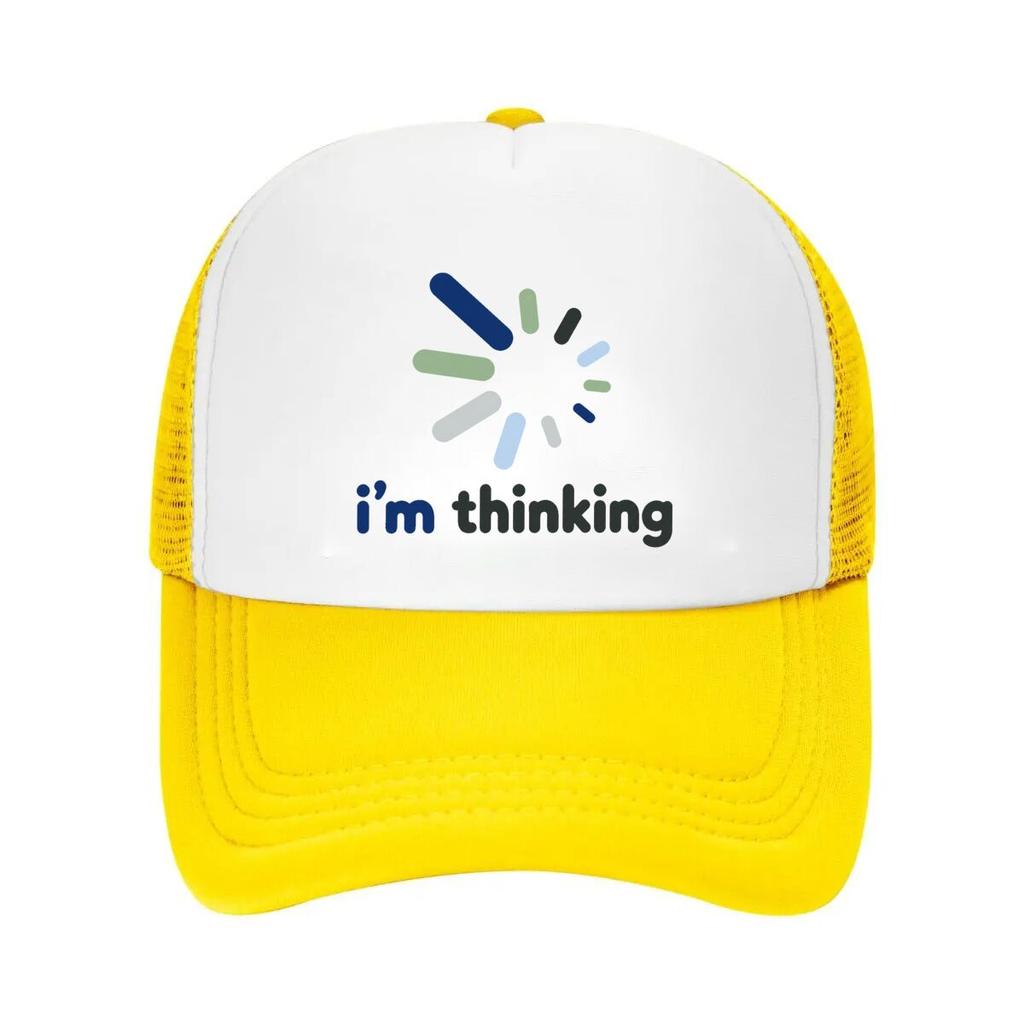 Still Processing Thoughtful Loading Mesh Baseball Cap Casual Hat Outdoor For Womens Unisex FeUnisex