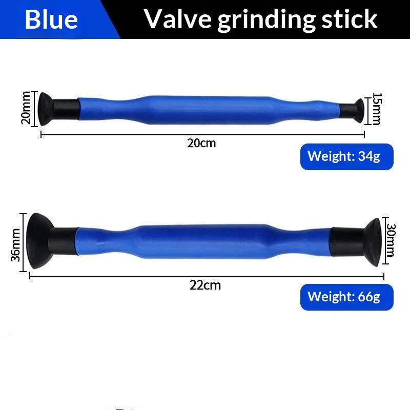 2Pcs Manual Valve Lapping Grinding Sticks Grips With Suction Cup Valve Lapping Set For Cylinder Engine Valve Dust Grinding
