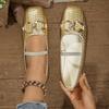 Fashion 2025 New Hot Selling Simple Elegant Lightweight Soft Bottom Shoes Women's New Casual Buckle Flat Bottom Comfortable Rubber Sole