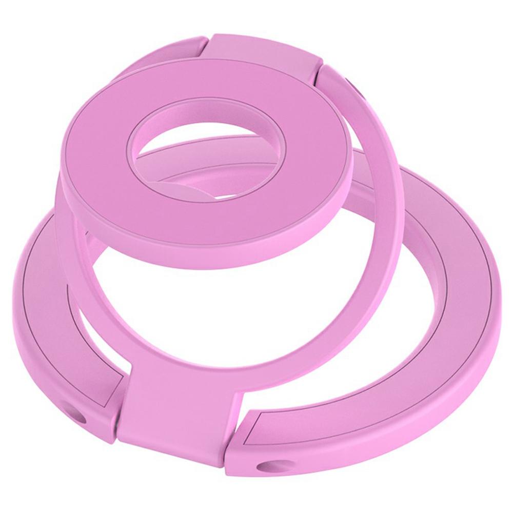 360 Degree Rotation Magnetic Phone Holder Grip Ring Kickstand Foldable Metal Stand