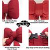 Car Neck Pillow Cute Interior Pink Bowknot Head Pillow Universal  Anti-fatigue Car Headrest Neck Cushion Pillows Car Accessories