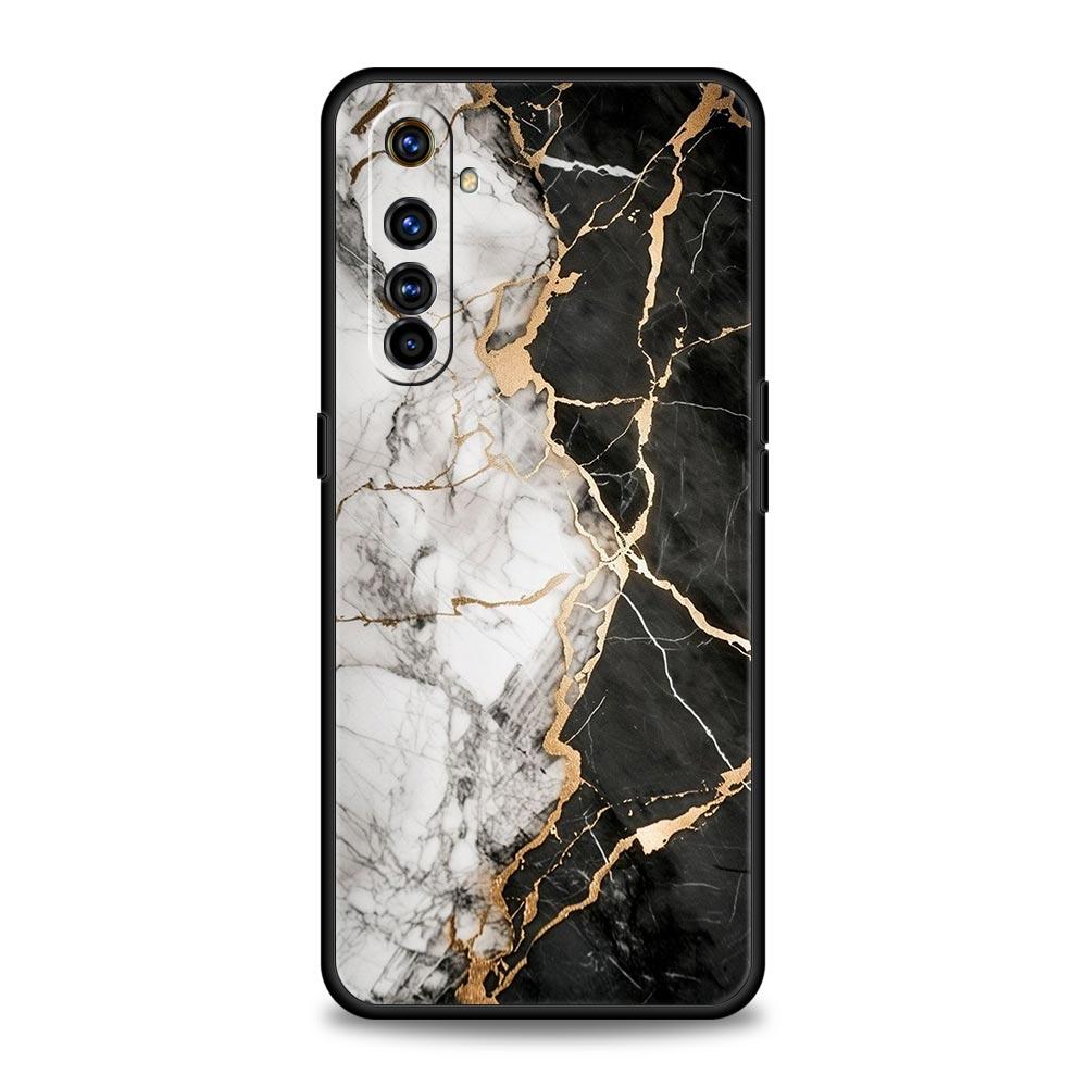 Watercolor Marble Phone Case For Realme 12 11 10 4G 9 8 5G 7 6 GT5 GT3 GT2 Pro Plus C21 C11 C25 C35 GT Neo 2 3 3T 5 Cover