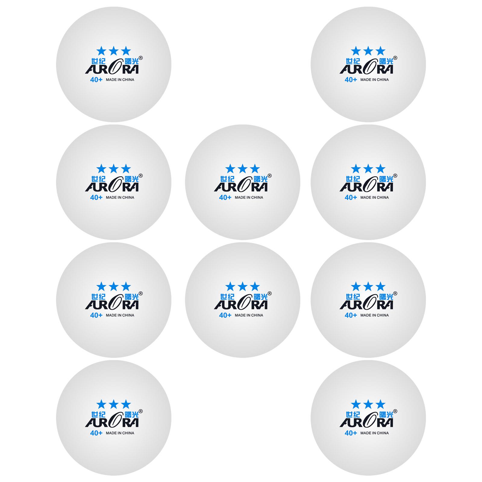 

Набор из 10 шариков для настольного тенниса 40 мм пластиковые шарики для пинг-понга для вечеринки, семьи, школы, игры на открытом воздухе, для начинающих, взрослых и спортсменов