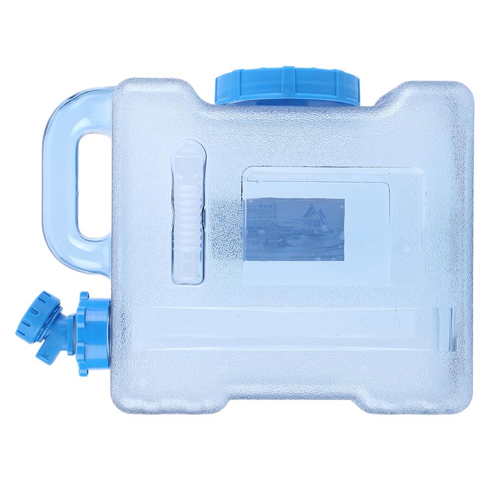 5L-20L Portable Tank Container Leak Proof Large Capacity Water Container Square Beverage Water Container with Faucet for Outdoor