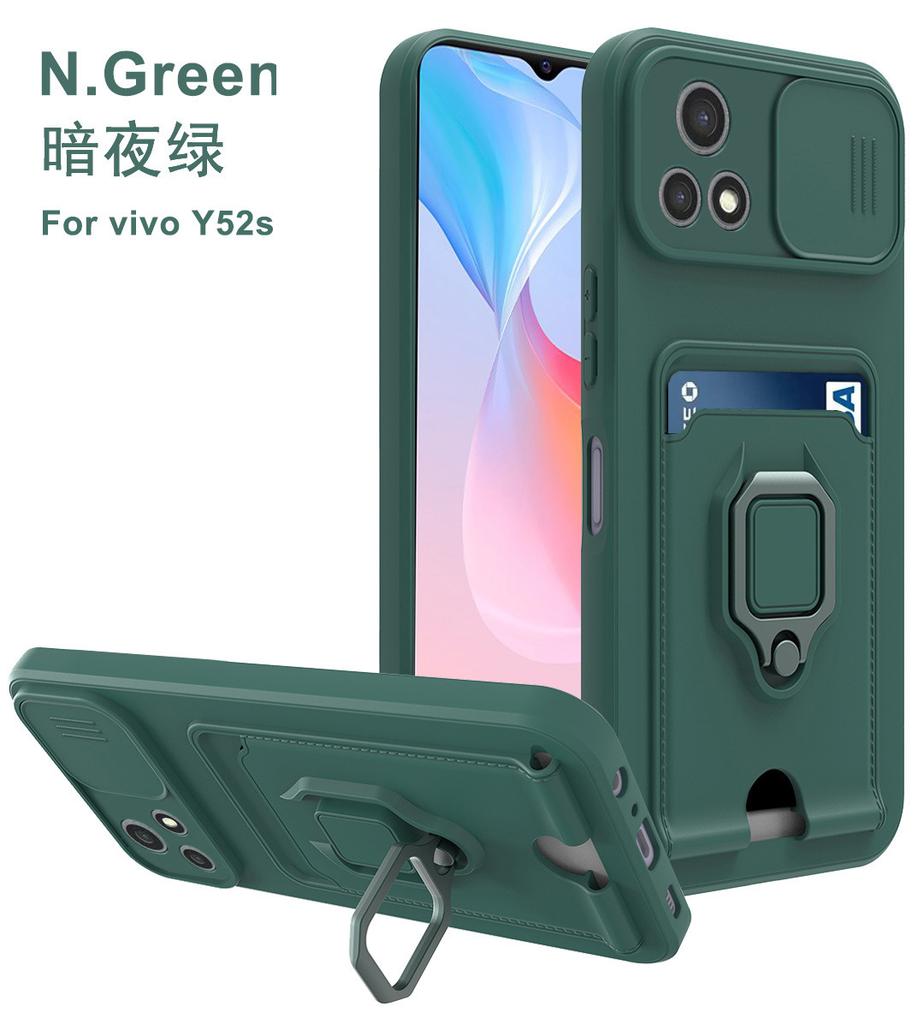 Applicable to VIVO Y27 card push window mobile phone case all-inclusive Y17S ring bracket Y36 anti-drop Y35 protective case