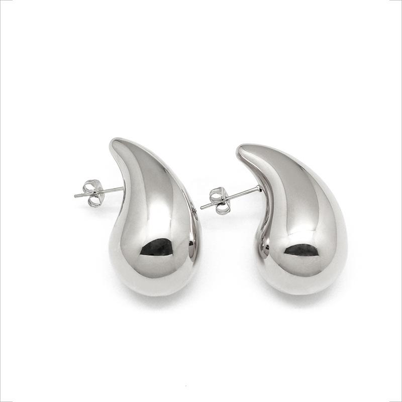 

Серьги-капли в форме полой воды для женщин, серьги-запятые, универсальные серьги высокого класса