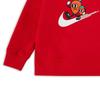 Nike Sweatshirt Graphic Print Crewneck Kids Tops Red FN7117-657