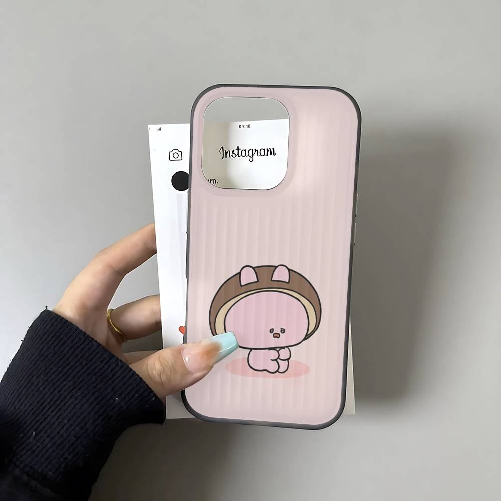 

Asamimichaan Asleep Cute Asamimi Soft Corrugated Transparent Phone Case For IPhone 17 15 16 11 12 13 14 Pro Max Plus Pro iPhone 13 pro