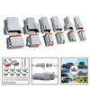 Gray, IP68 Waterproof DT Connector, 5-piece Set With Contact Kit, 16-20 Wire Gauge. Tool Accessories For Waterproof Connectors.
