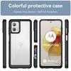 For Motorola Moto G73 5G Shock-absorbing TPU+Acrylic Phone Case Protective Back Cover