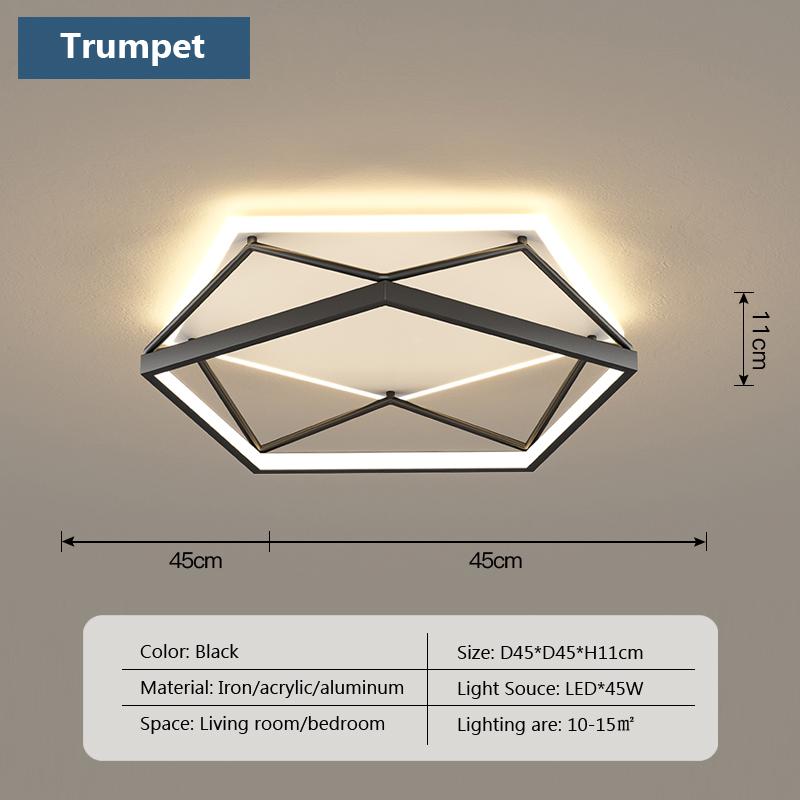

Светодиодная люстра для гостиной, спальни, квадратное кольцо, промышленный потолочный декоративный светильник, черное домашнее освещение, современные минималистичные светильники Warm White