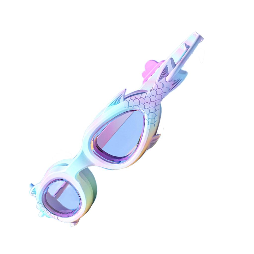 Unisex Swimming Goggles Swimming Caps Set for Child Frog Resistant Swim Goggles Unisex Swim Cap for Boy Girl Swimming