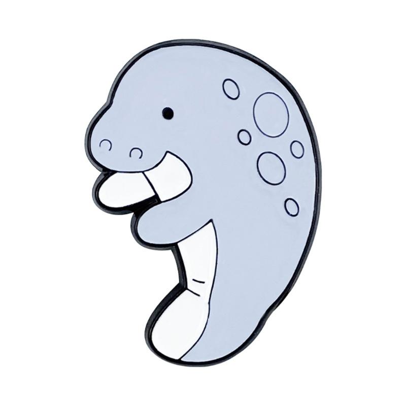 

Alloy Texture Cartoon Sea Creature Brooches Add Fun and Personality to Any Outfit Perfect for Daily Wear and Travel