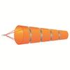150cm Orange/Red Airport Windsock Rip-Stop Polyester Wind Measurement Sock Bag