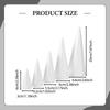 5Pcs Craft Foam Cones Crafting Supplies Christmas Tree Versatile for Birthday Table