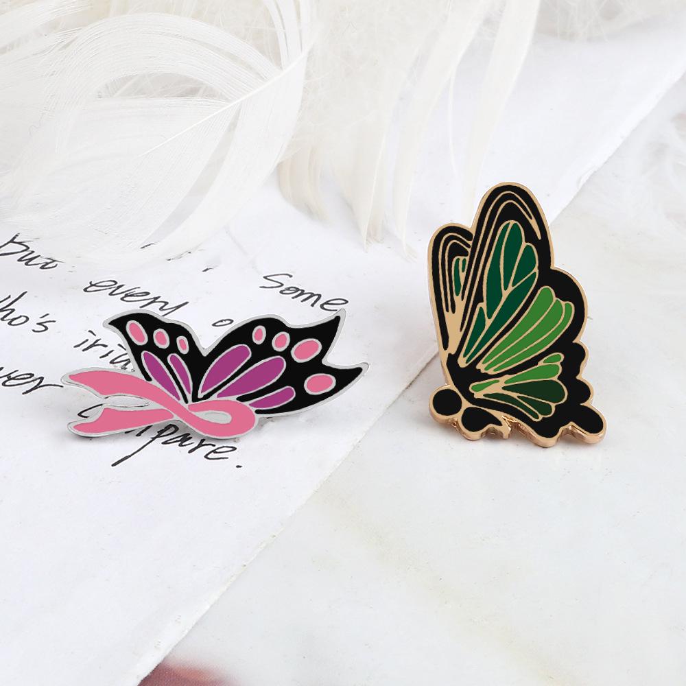 Colorful Butterfly Brooch: Exquisite Metal Pin for Clothes, Bags, and Corsage Accessories
