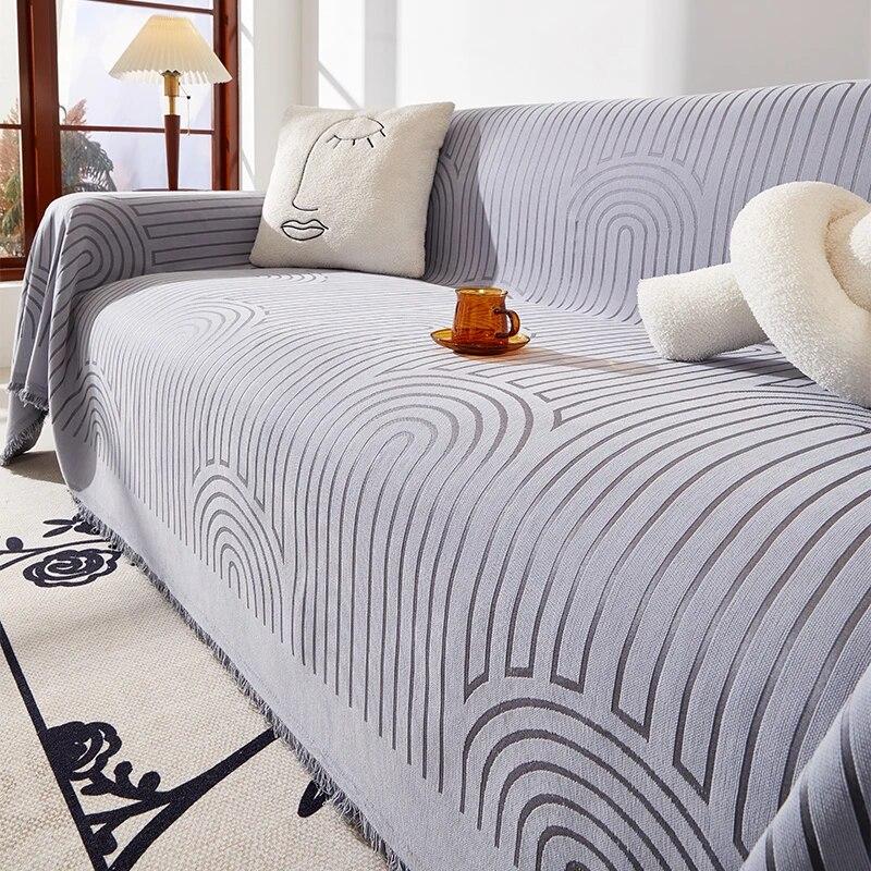 1pc  Sofa Blanket Modern Living Room Decorative Towel  Cover 1/2/3/4 Seat Simple And Generous, Four Seasons Universal Chenil