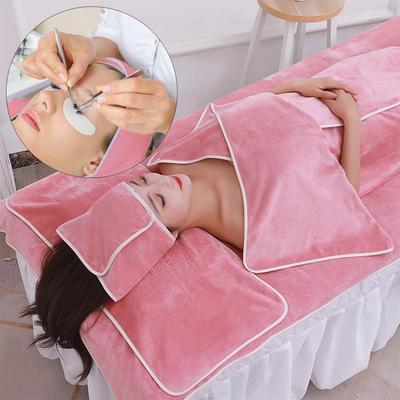 Wimpernverlängerung Wimpernkissen Handtuch Professionelles Pfropfen von Wimpern Kopftuch Salon Haarkappen Wiederverwendbares SPA-Make-up-Zubehör