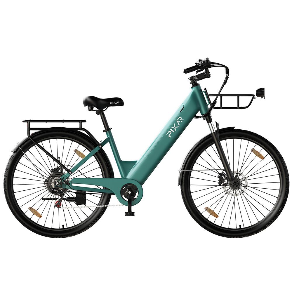 Elektrofahrrad Pixar C1 Pro 27,5" Reifen 250W Motor Langstrecken-Elektrofahrrad Höchstgeschwindigkeit 25 km/h Hydraulische Scheibenbremsen 7 Gänge 36V 18Ah Maximale Zuladung 150 kg