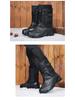 Men's Waterproof Thick-Soled Winter Snow Boots - Warm Cotton Shoes for Outdoor Activities and Ice Fishing