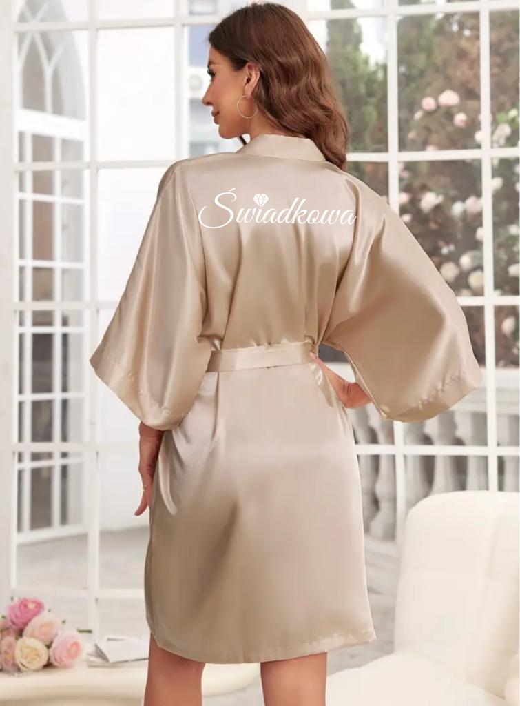 Set of 2 Robes Bride Bridesmaid Wedding Gift Bachelorette Party [Wp-Sz-Z3]