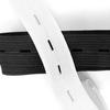 5PCS  Sewing Knit Buttonhole Flat Elastic Bands 20mm White and Black