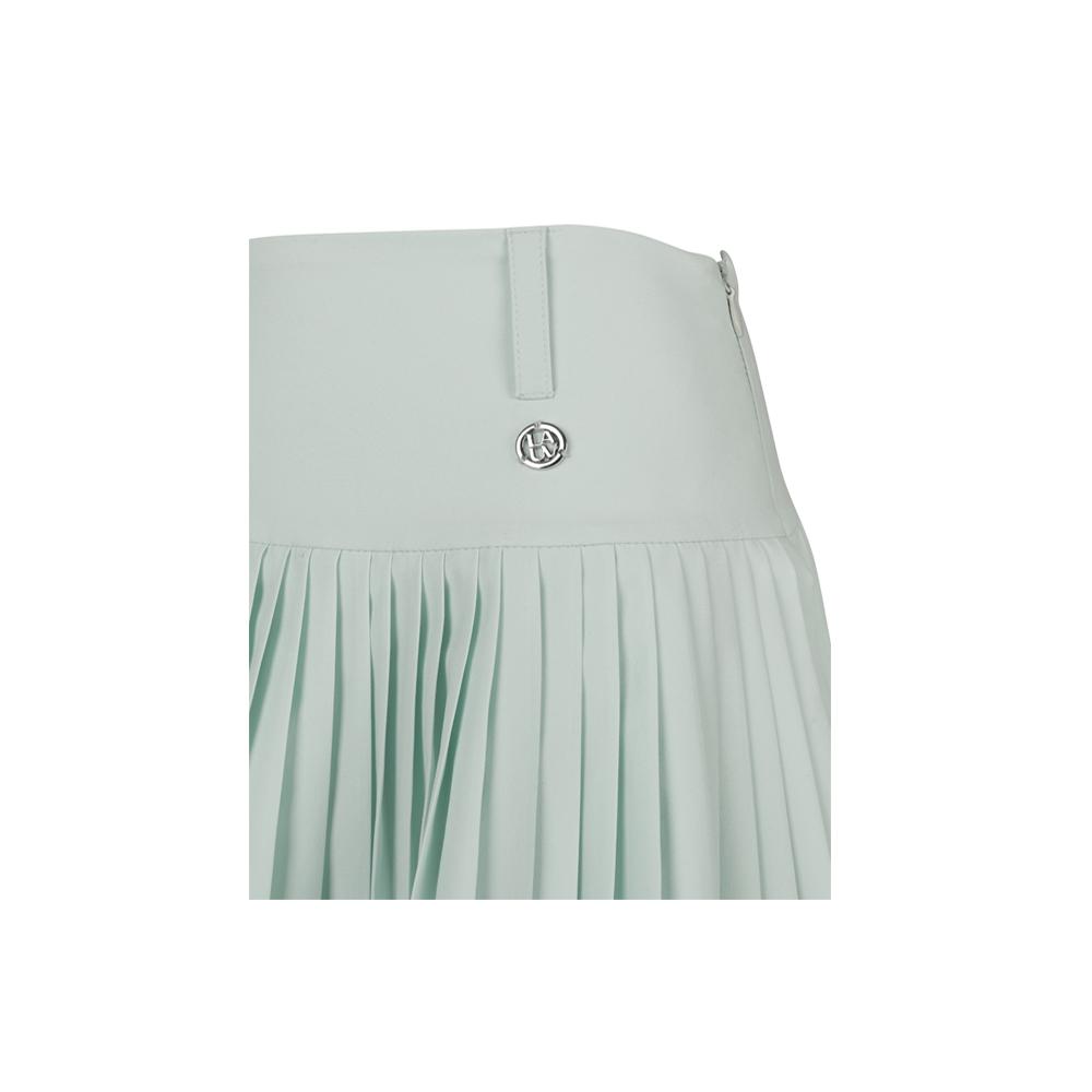 LAUV Flared Pleated Skirt_Mint