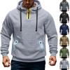 Men's Casual Loose Fit Color Block Hoodie for Fall and Winter Everyday Wear
