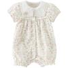 Dave & Bella Baby Girl's Summer Cotton Short Sleeve Romper