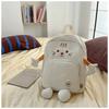 New high-value, fresh and sweet, cute cartoon chick backpack, grade 3-6 large-capacity backpack for primary school students