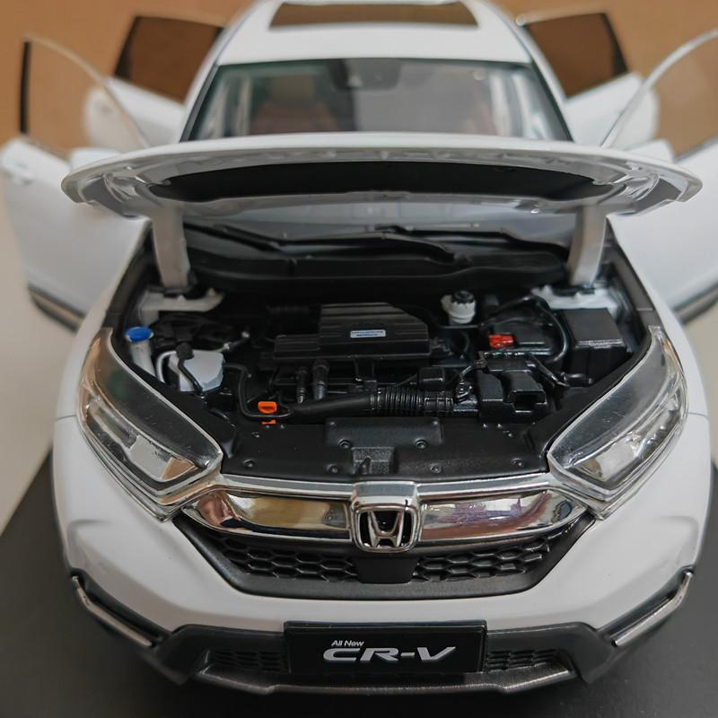 AAAMC1 1:18 2017 HONDA CR-V CRV SUV Alloy Car Model Diecast Metal Vehicle Car Model Simulation Collection Childrens Toy Gift Decoration