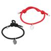 Couple Heart Shaped Pendant Bracelet Exquisite Elegant Magnet Bracelet Jewelry Gift