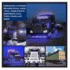 Blue Led Side Marker Light Trailer Rv Marker Rectangular Led/SMD Clearance Marker For Truck Trailer Rv Campervan Pickup Suv Shockproof Universal Fit