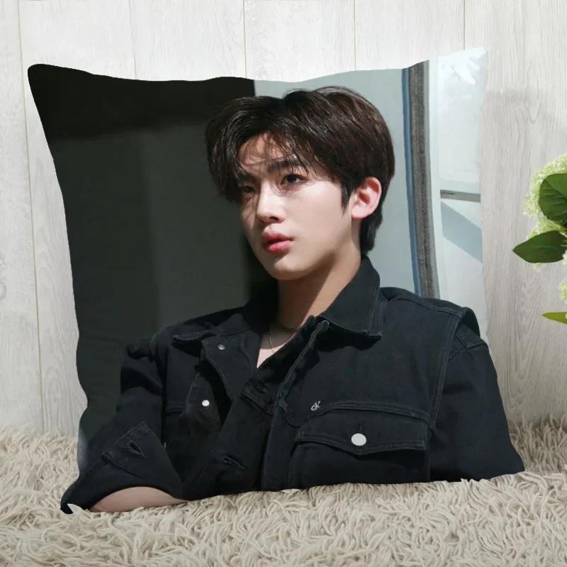 

Custom Kim Yo Han KPOP Square Pillowcase Custom Zippered Pillow Cover Case 45x45cm(One Side) 12.24 12x12Inch