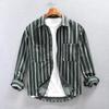 Men's Z221 Striped Long Sleeve Casual Shirt