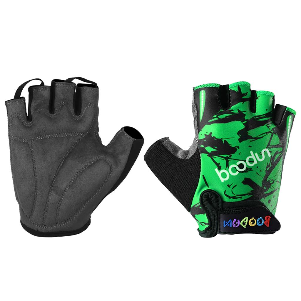 Boodun Kidsren's Balance Bike Cycling Gloves Half-Finger Bicycle Roller Skating Sports Boys and Girls Cycling Equipment