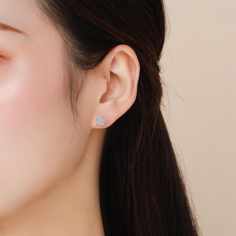 Tancise 925 Sterling Silver Zircon Earrings Drop Earrings For Women Wedding Party Gifts