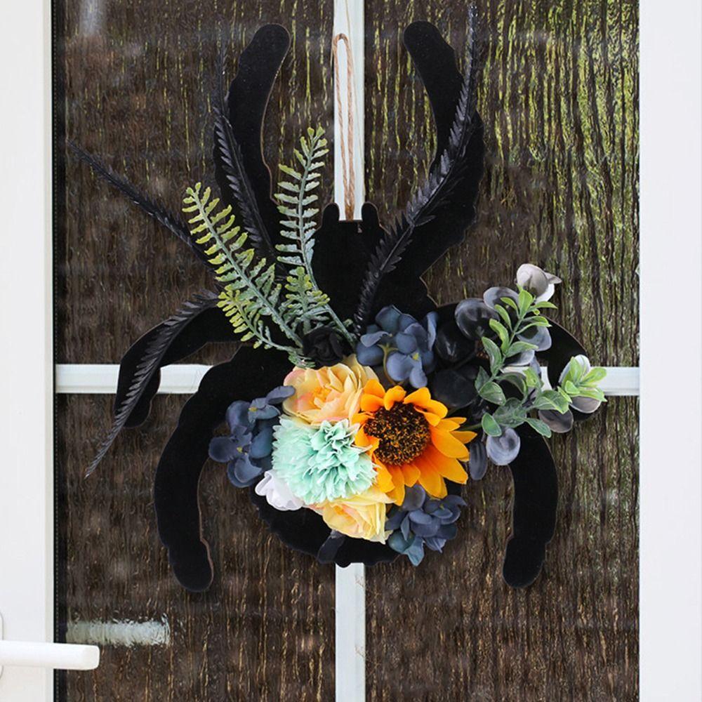 Creative Halloween Door Decorations Wooden Halloween Door Wreath Festival Decor