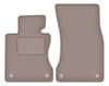 Beige Vordermatten für: BMW 5 E60 RZEPY Limousine (2003-2010)