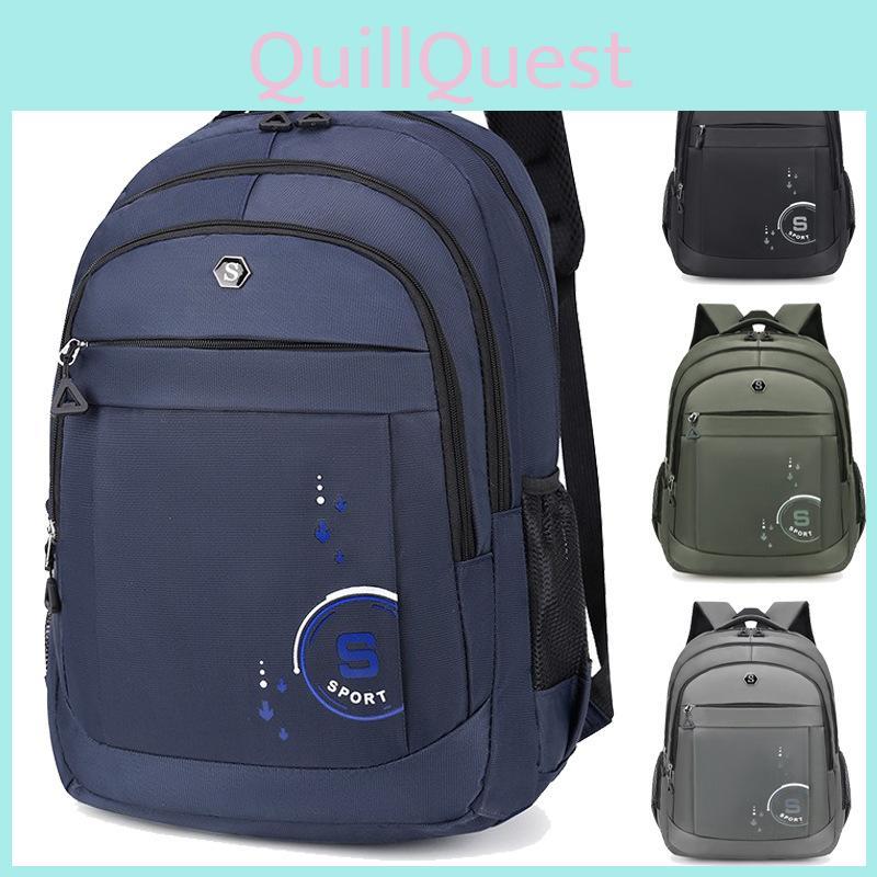Unisex Oxford Backpack 16in Laptop Storage Breathable College Travel Office Use
