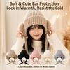 Multicolor Winter Skullcap Soft Thermal Ski Hat Durable Knitted Beanie Hat Women