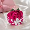 2pcs Rose Red Wrist Corsage Diamond Rose Bridal Wrist Flower Beautiful Wedding Corsage  For Wedding