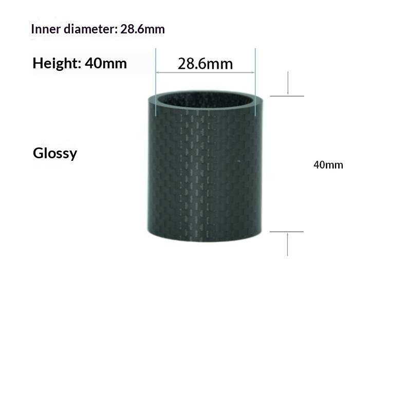 1Pc Bicycle Carbon Fiber Washer 1-1/8" Stem Washer Spacer 28.6Mm Mountain Bike Front Fork 1-150Mm Road Bike Accessories