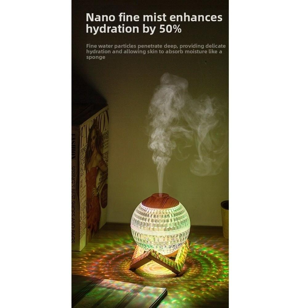 Timed Power Off Crystal Ball Humidifier Silent Humidification Home Cordless Humidifiers Bedroom