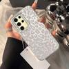 Vintage Black Leopard Feather Texture Women Girls Phone Case for Samsung Galaxy S25 Edge S24 S23 S22 S21 S20 FE Plus Ultra Cover